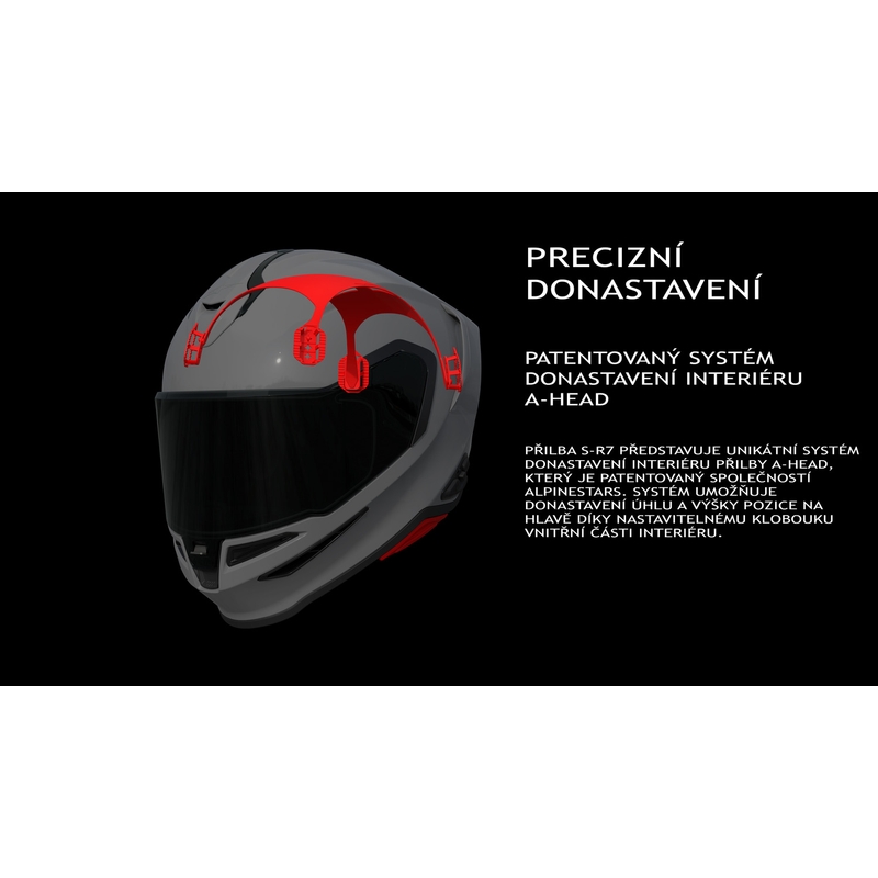 Alpinestars S-R7 Solid integralna motociklistička kaciga mat crna