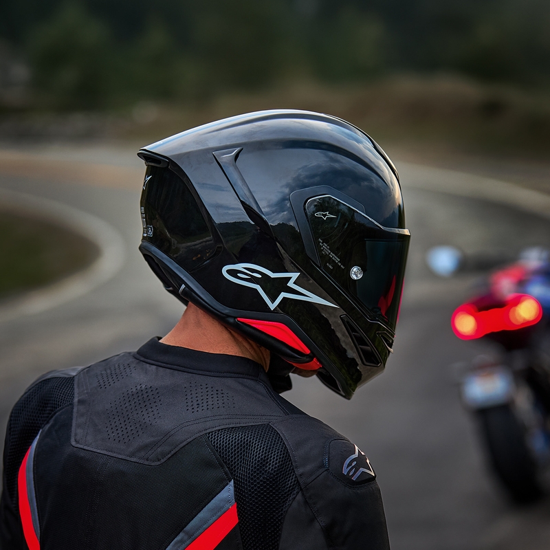 Alpinestars S-R7 Solid integralna motociklistička kaciga crna