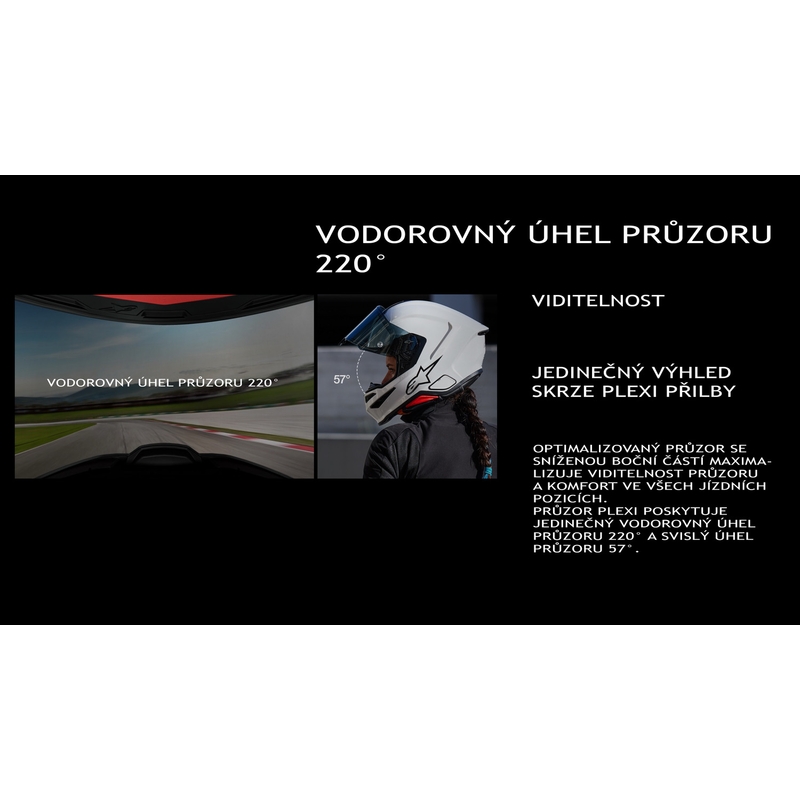 Alpinestars S-R7 Solid integralna motociklistička kaciga crna