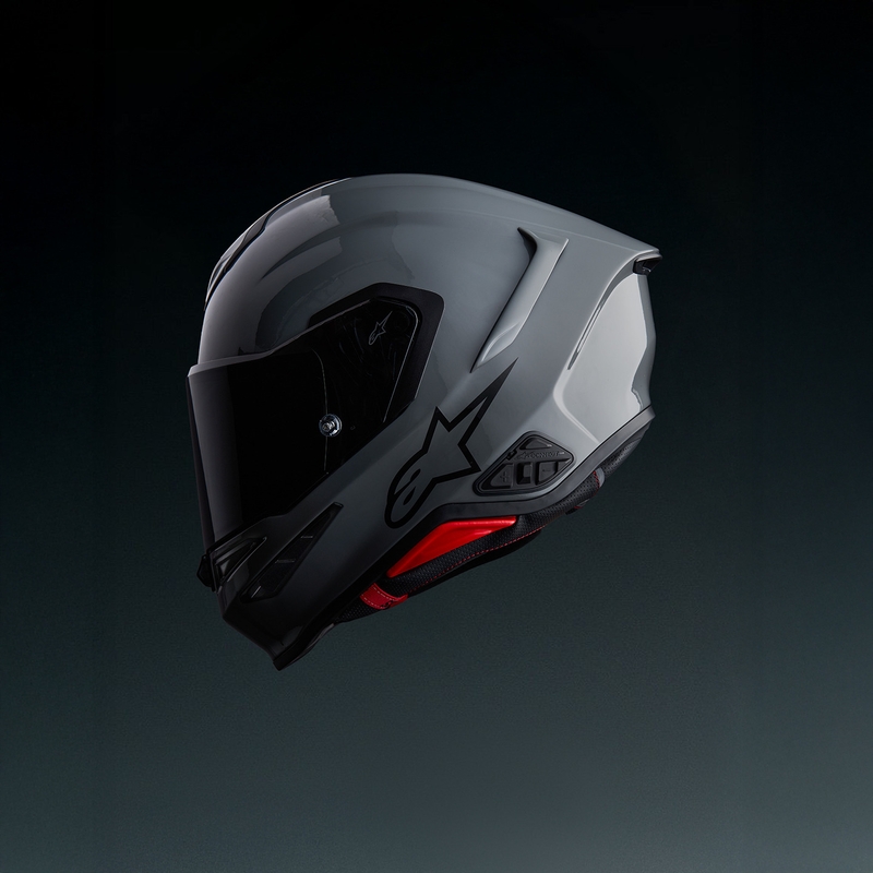 Alpinestars S-R7 Solid integralna motociklistička kaciga sive boje