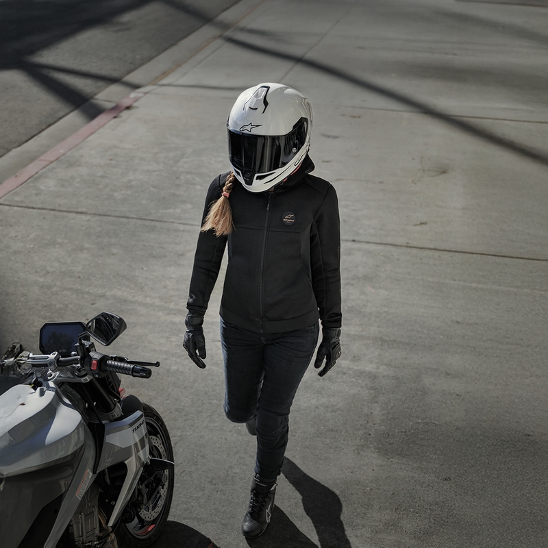 Alpinestars S-R7 Solid integralna motociklistička kaciga u bijeloj boji