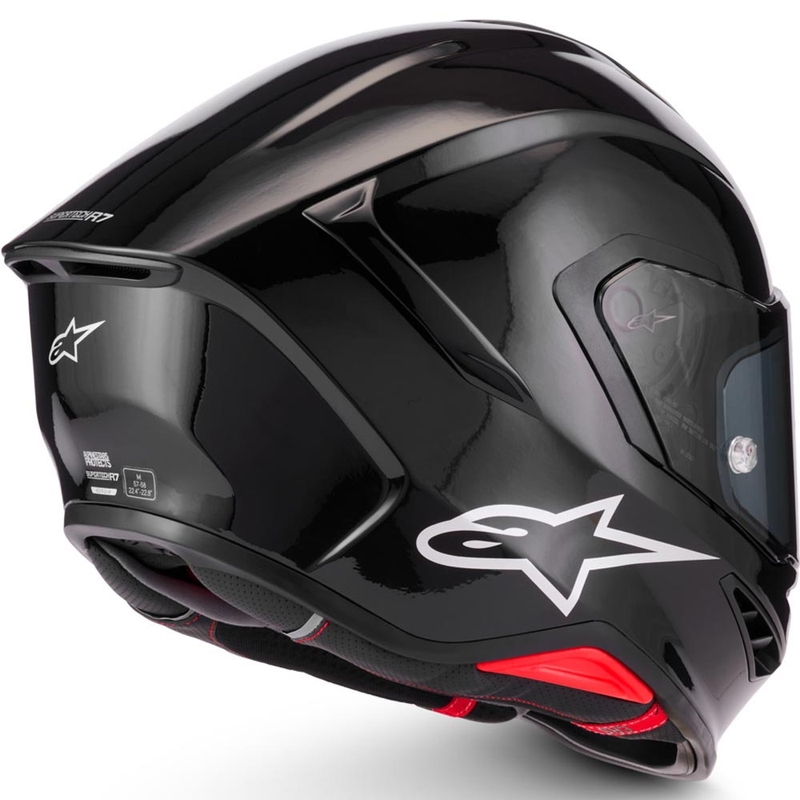 Alpinestars S-R7 Solid integralna motociklistička kaciga crna