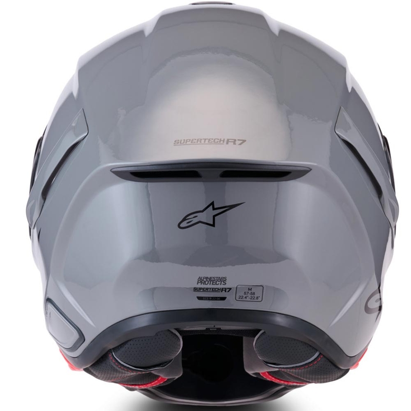 Alpinestars S-R7 Solid integralna motociklistička kaciga sive boje