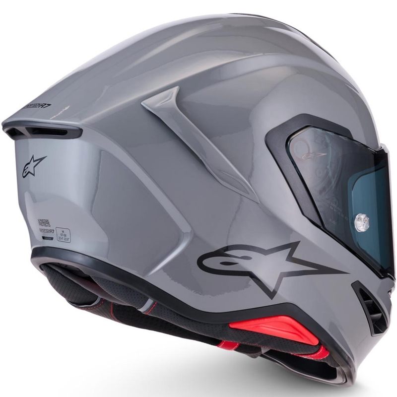 Alpinestars S-R7 Solid integralna motociklistička kaciga sive boje
