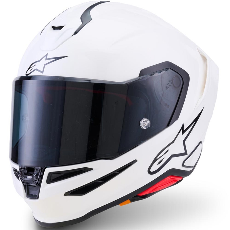 Alpinestars S-R7 Solid integralna motociklistička kaciga u bijeloj boji