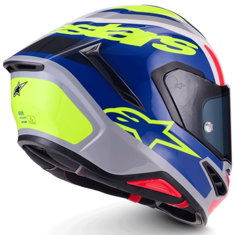 Alpinestars S-R7 Lumen full-face motociklistička kaciga srebrno-crno-ružičasto-fluo žuto