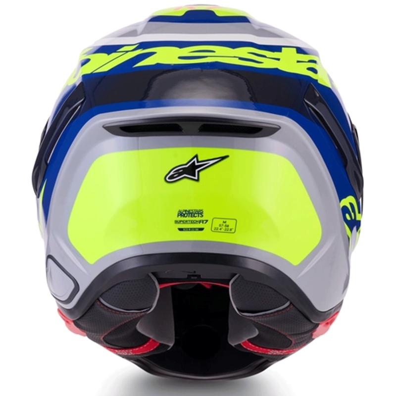 Alpinestars S-R7 Lumen full-face motociklistička kaciga srebrno-crno-ružičasto-fluo žuto