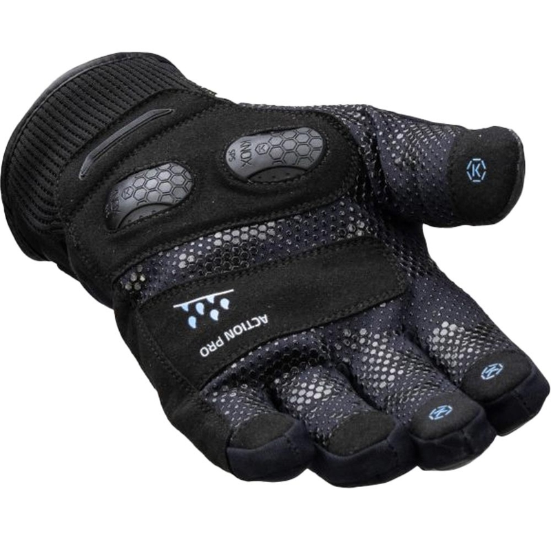 Knox Action PRO vodootporne motociklističke rukavice crne boje