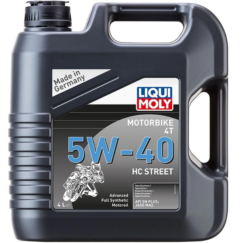 Sintetičko motorno ulje LIQUI MOLY Motorbike 4T 5W40 HC Street 4 l