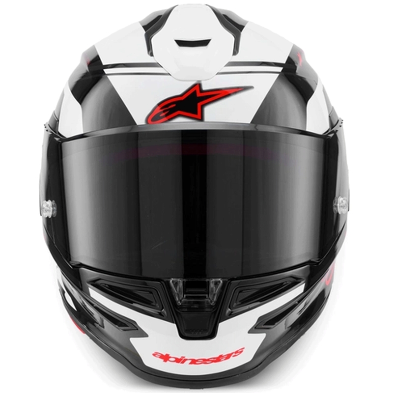 Alpinestars S-R7 A-Core full face motociklistička kaciga crno-bijelo-crvena