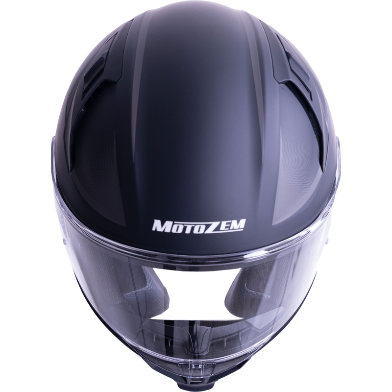 MotoZem Guardian integralna motociklistička kaciga mat crna - uzorak