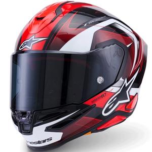 Alpinestars S-R7 Kinetis integralna motociklistička kaciga crno-crveno-bijela