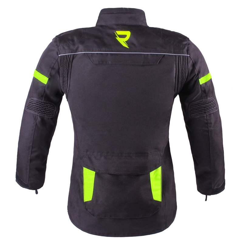 Street Racer Drago dječja motoristička jakna crna-fluo žuta rasprodaja