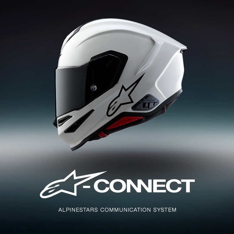 Bluetooth interkom za motocikle Alpinestars A-CONNECT sustav crne boje