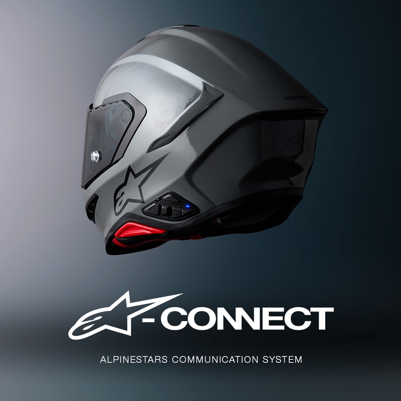Bluetooth interkom za motocikle Alpinestars A-CONNECT sustav crne boje