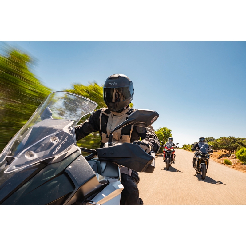 Cardo Beyond GTS integralna motociklistička kaciga crne boje