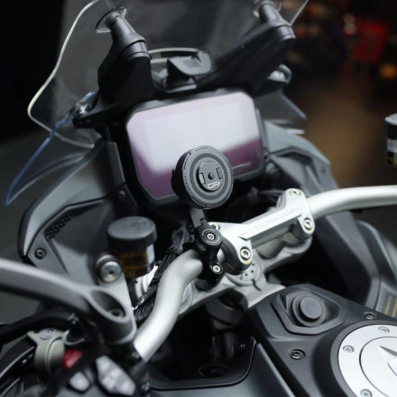 Držač za telefon za volan motocikla s podesivim krakom GRxplore MT11 crni