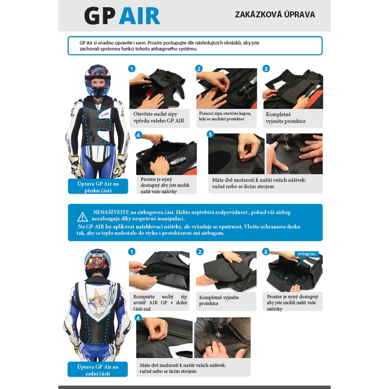 Airbag prsluk HELITE GP Air 2 crno-bijeli