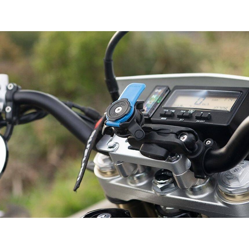 Quad Lock® 360 držač za telefon s polugom za otpuštanje, plavo-crni