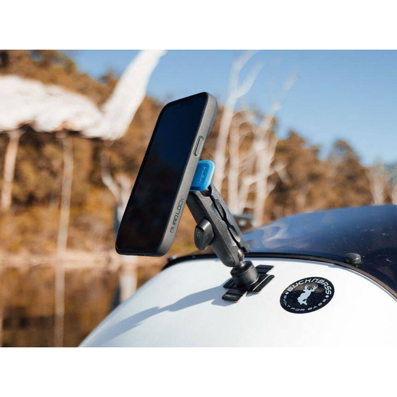 Quad Lock® 360 držač za telefon s polugom za otpuštanje, plavo-crni
