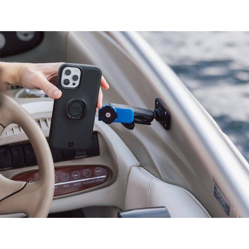 Quad Lock® 360 držač za telefon s polugom za otpuštanje, plavo-crni