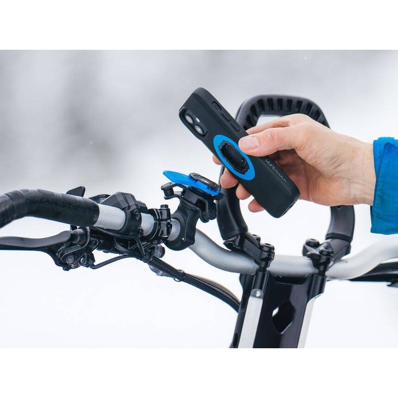 Quad Lock® 360 držač za telefon s polugom za otpuštanje, plavo-crni