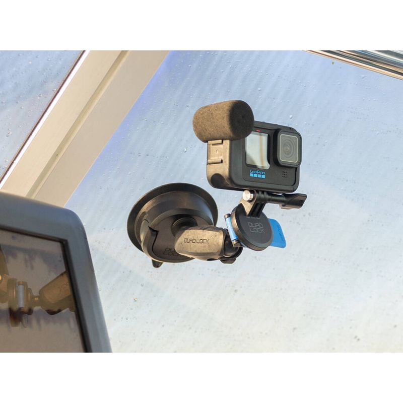 Quad Lock® adapter za sportsku kameru - standardni GoPro crni