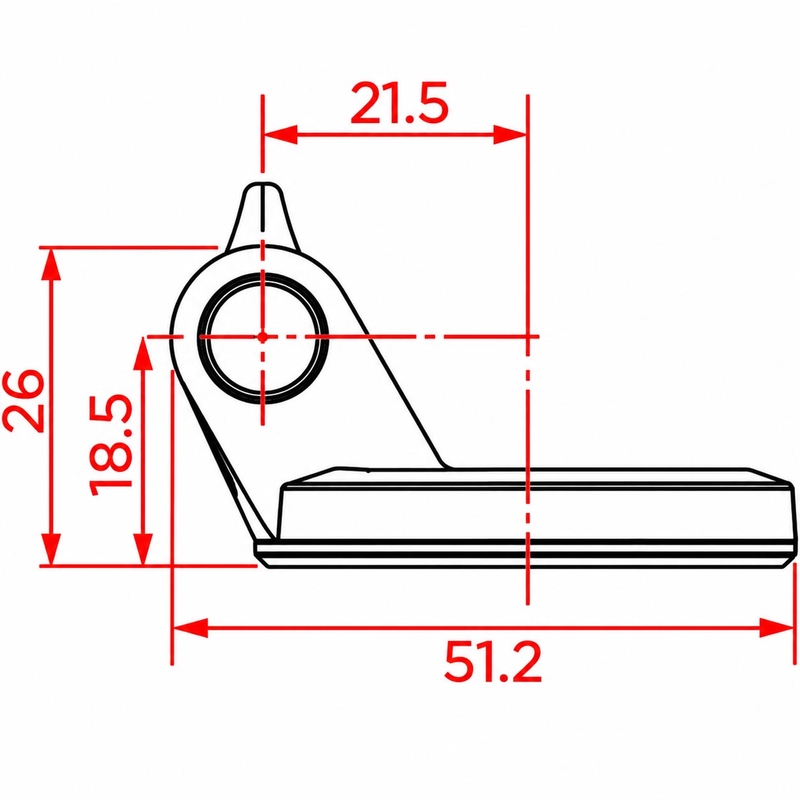 Quad Lock® adapter za sportsku kameru - standardni GoPro crni