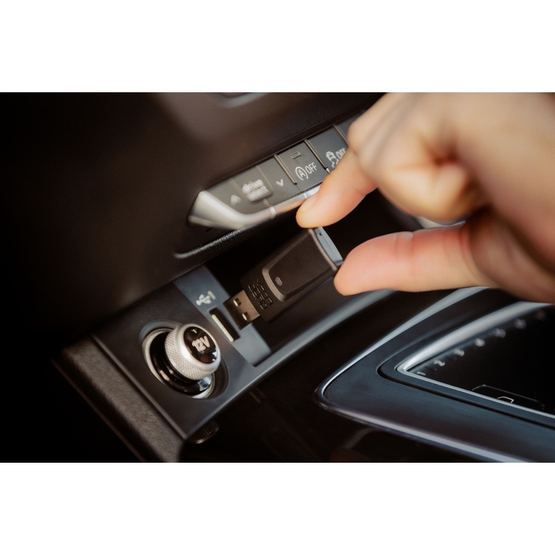 Quad Lock® CarPlay/Android Auto bežični adapter crne boje