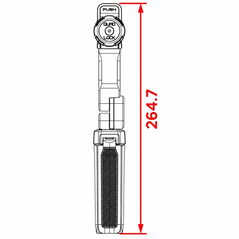 Quad Lock® tronožac crne boje