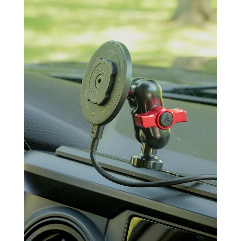 Quad Lock® adapteri za automobilske kuglaste poklopce, crni