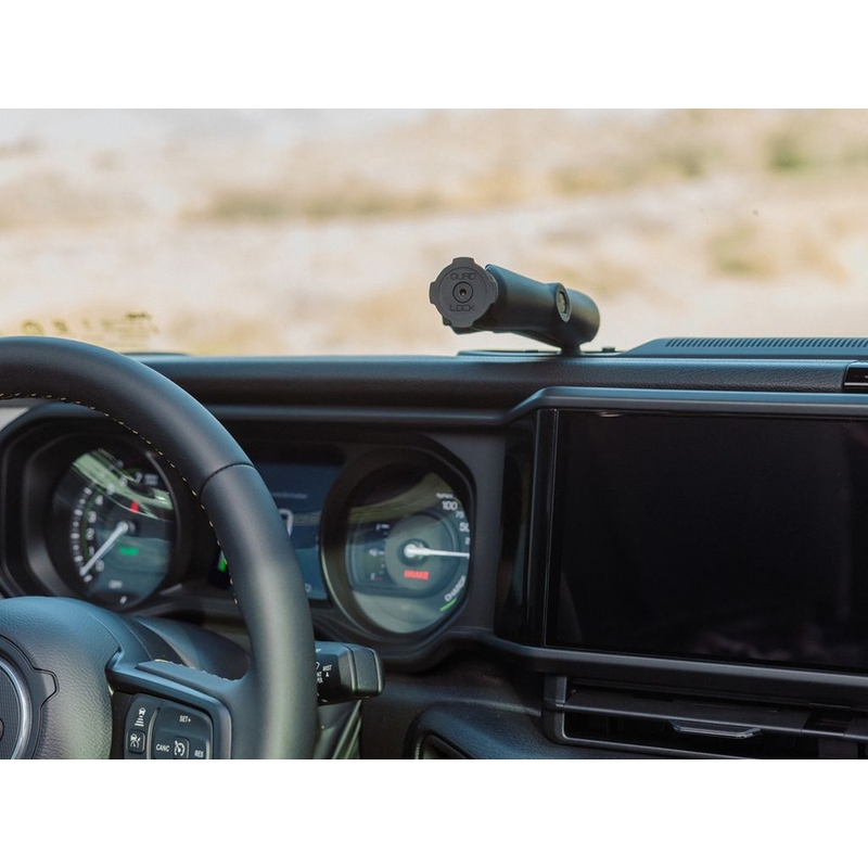 Quad Lock® adapteri za automobilske kuglaste poklopce, crni