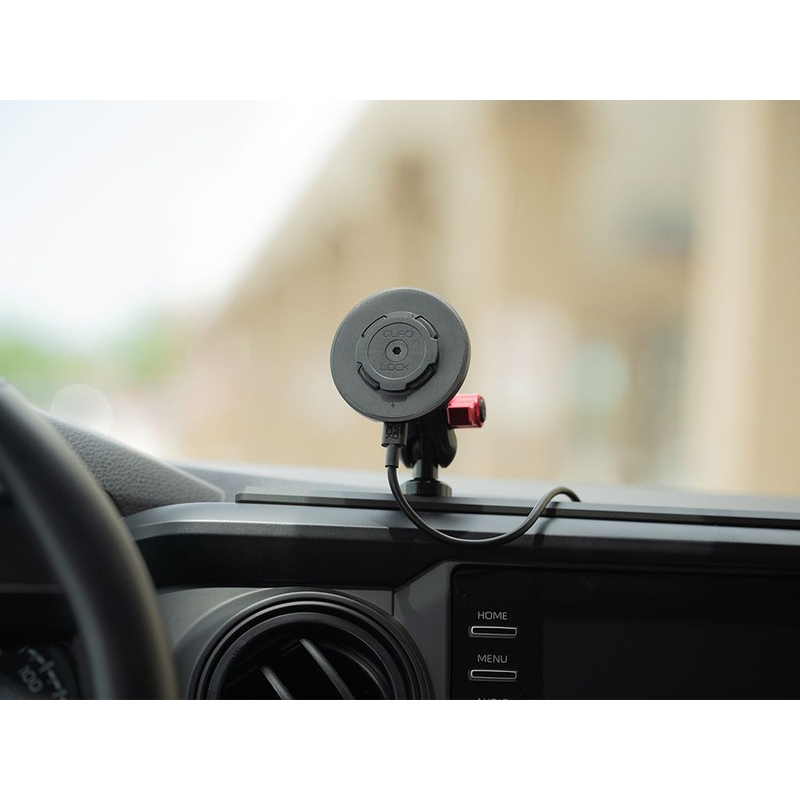 Quad Lock® adapteri za automobilske kuglaste poklopce, crni