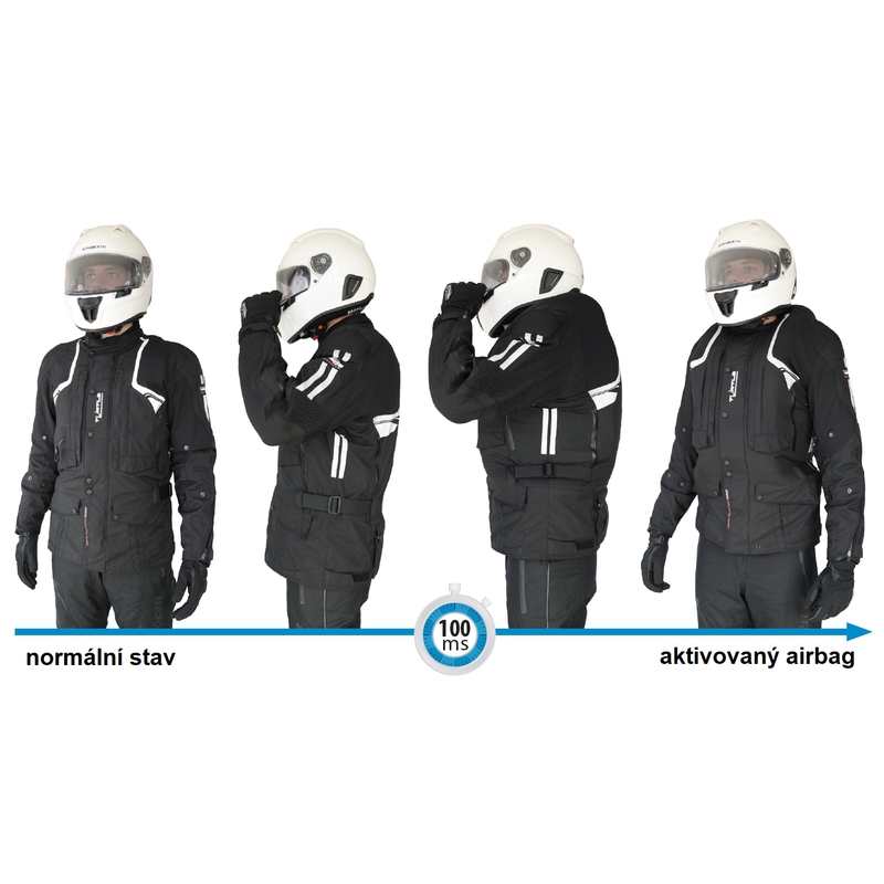 Airbag jakna HELITE Touring crna
