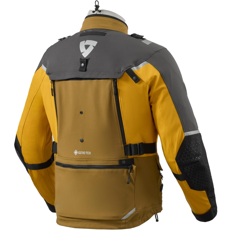 Revit Defender 4 GTX motociklistička jakna crno-senf žuta