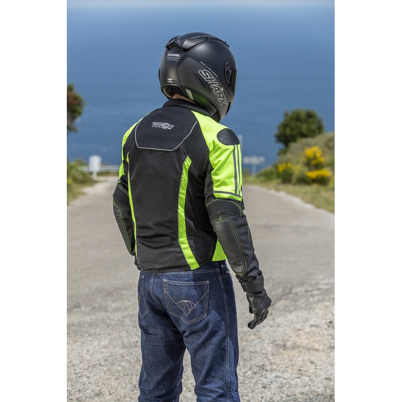 Airbag jakna HELITE Ventilirana crno-fluo žuta