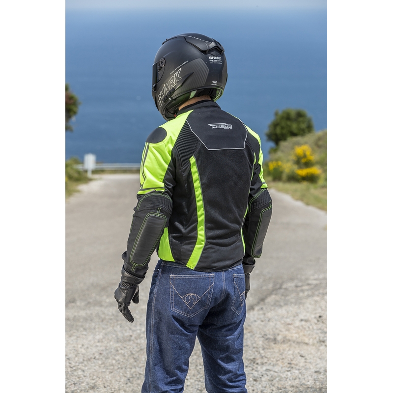 Airbag jakna HELITE Ventilirana crno-fluo žuta