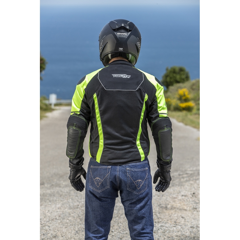 Airbag jakna HELITE Ventilirana crno-fluo žuta