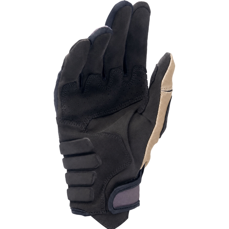 Alpinestars Techdura motokros rukavice crno-smeđe-fluo crvene boje