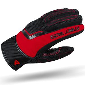 Rukavice za motocikle Street Racer Stunt crno-crvene