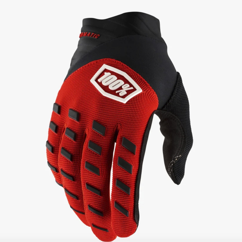 Dječje motokros rukavice 100% Airmatic crveno-crne
