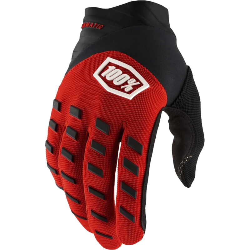 Dječje motokros rukavice 100% Airmatic crveno-crne