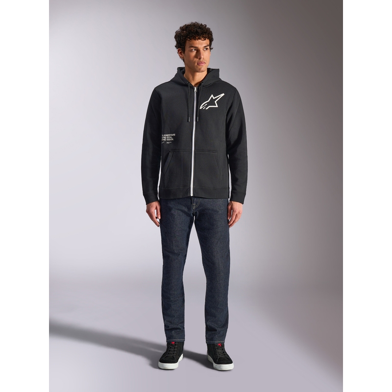 Alpinestars Transverse majica s kapuljačom, crna