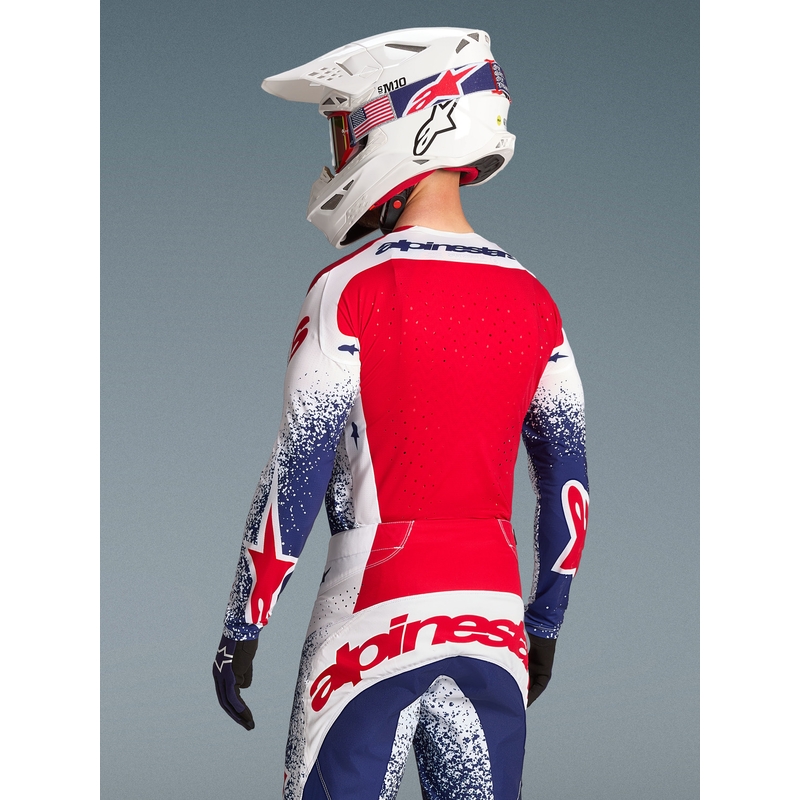 Alpinestars Techstar limited edition Unity motocross dres crveno-bijelo-plavi