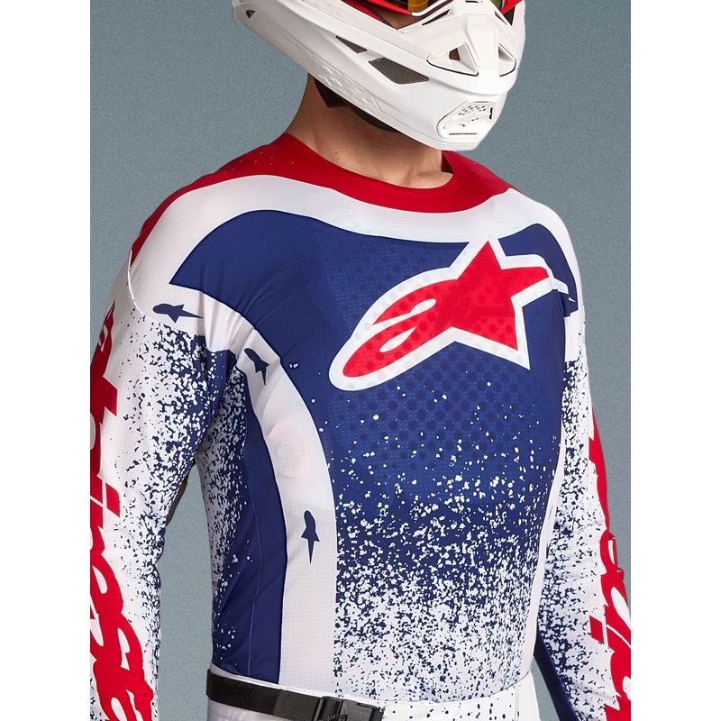 Alpinestars Techstar limited edition Unity motocross dres crveno-bijelo-plavi