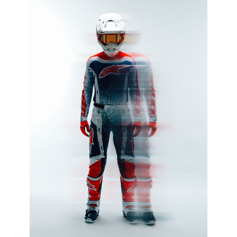 Alpinestars Techstar limited edition Unity motocross dres crveno-bijelo-plavi