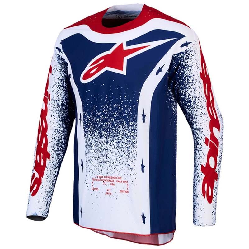 Alpinestars Techstar limited edition Unity motocross dres crveno-bijelo-plavi