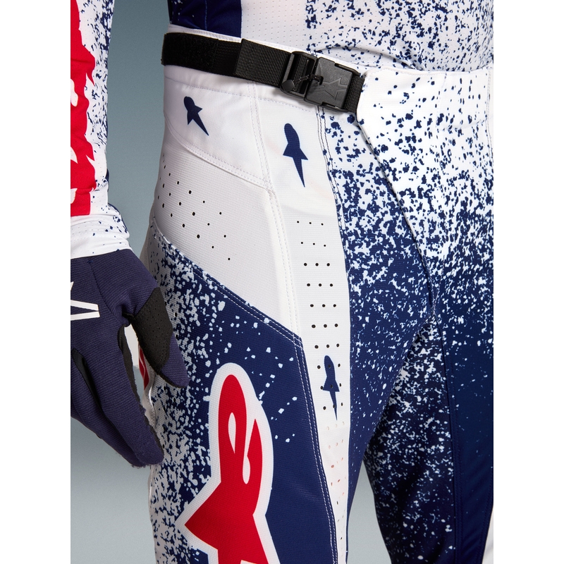 Alpinestars Techstar Limited Edition Unity Crveno-bijelo-plave motokros hlače