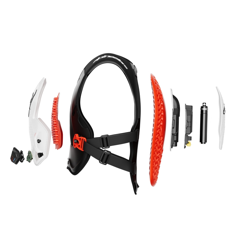 Alpinestars TECH-AIR®MX Plazma sustav prsluka sa zračnim jastukom bijelo-crno-crveni
