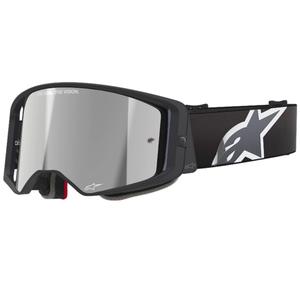 Alpinestars Supertech Corp Motocross naočale crno-sive sa srebrnom lećom